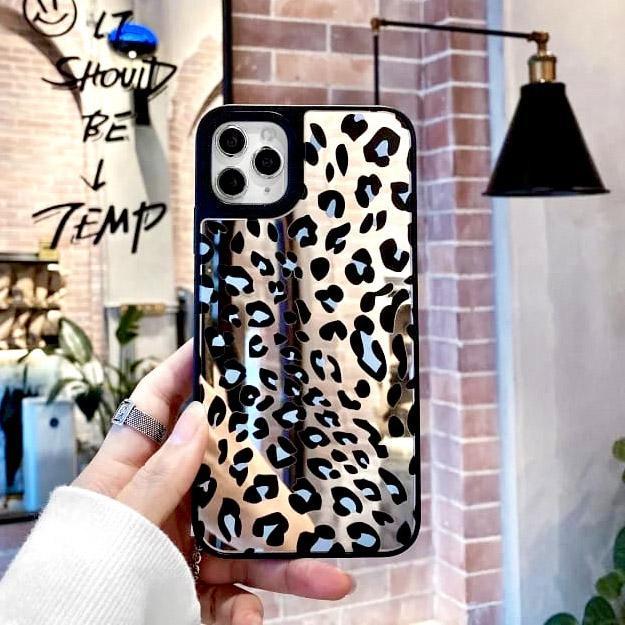 Leopard Print Shiny Luxury Case iPhone cover – JustAndBest India