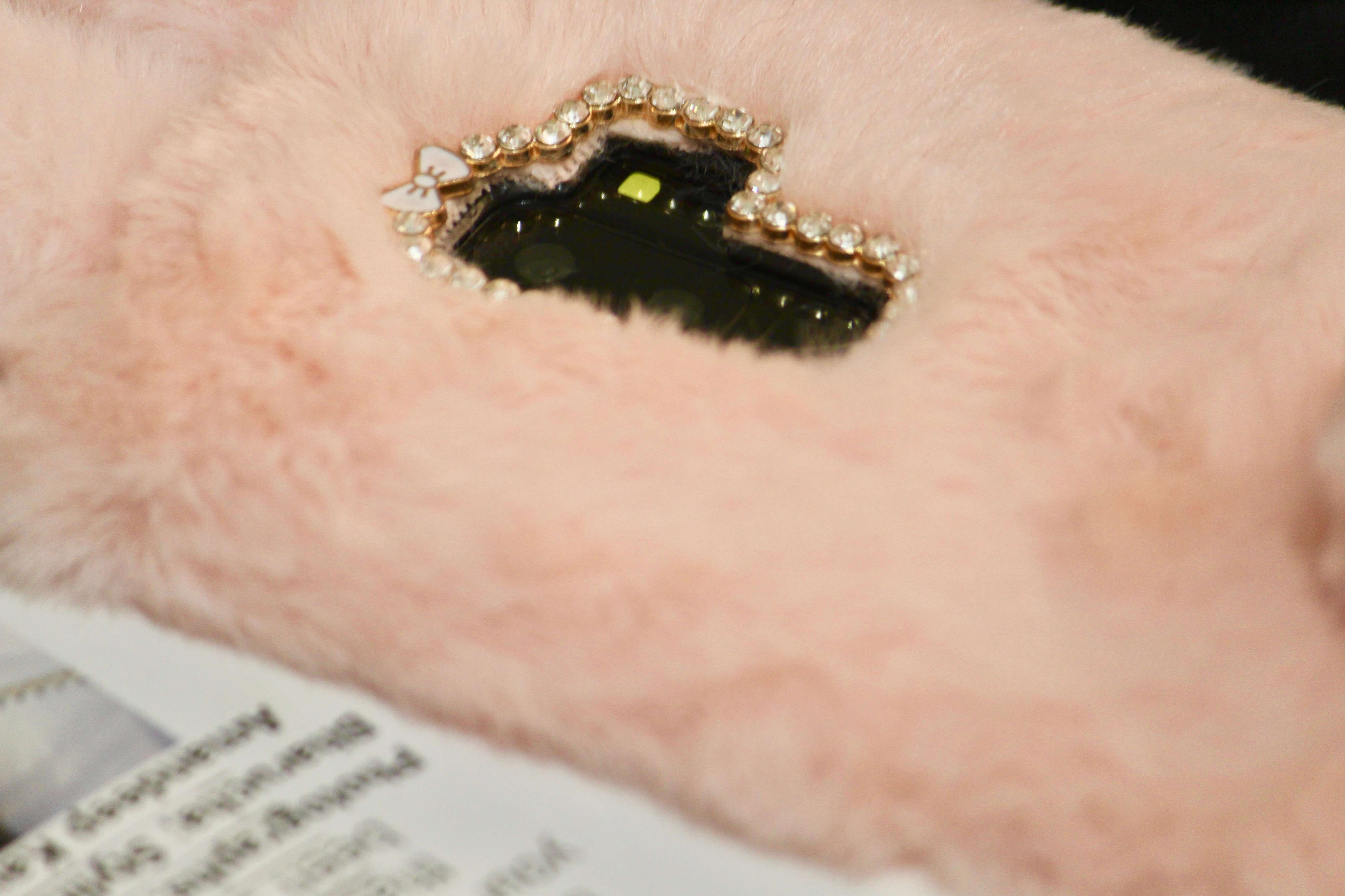 Luxury Bunny Rabbit Fur Plush Case iPhone cover – JustAndBest India
