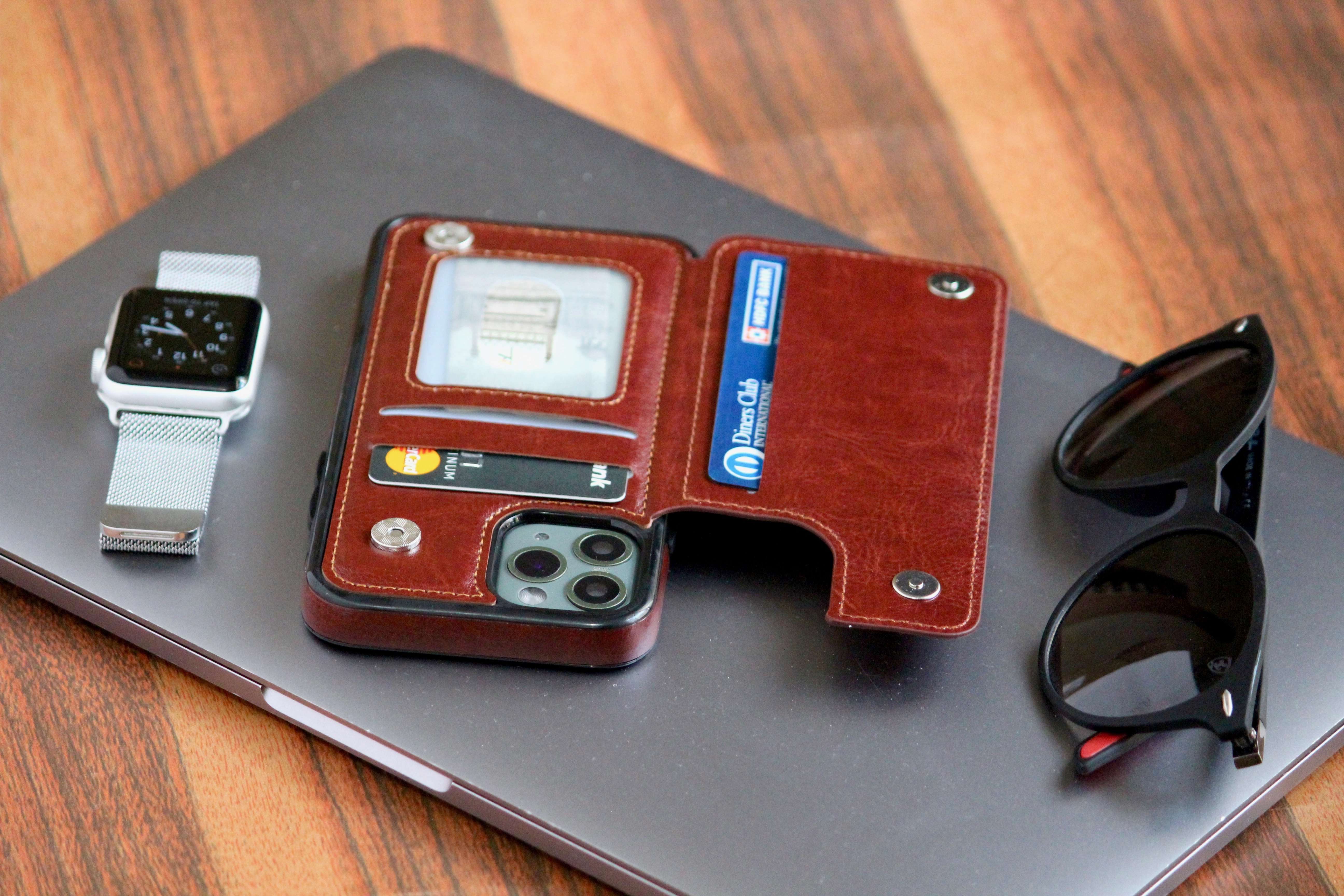 iPhone 17 Wallet Style Leather Case - colour options