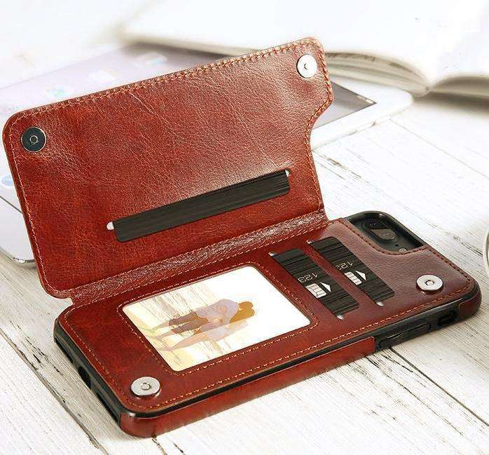 Luxury Wallet Style Premium Leather Case