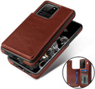 Luxury Wallet Style Premium Leather Cover for Galaxy S21 series