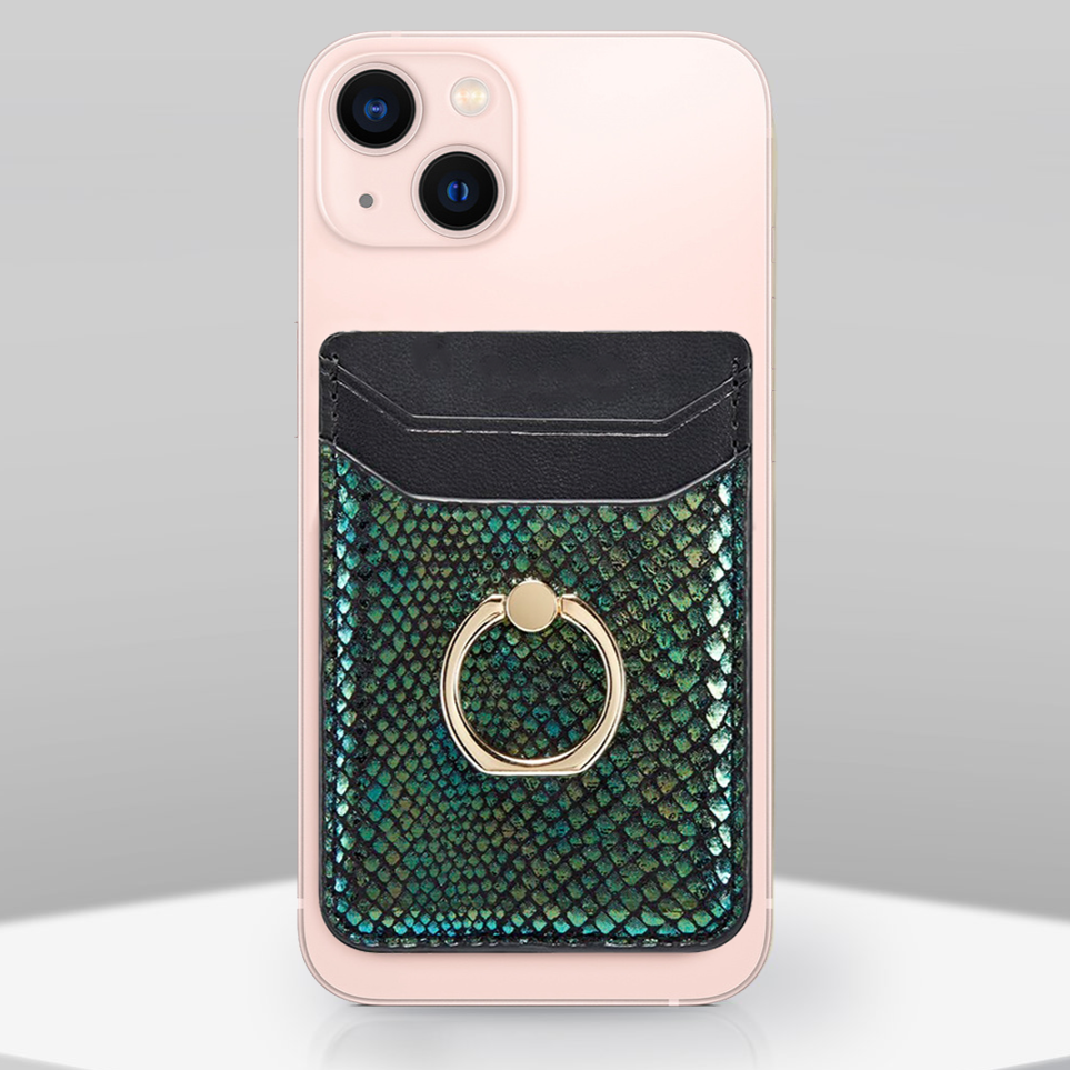 Shiny Mermaid Gold Ring Holder Phone Wallet – phone accessory by JustAndBest India