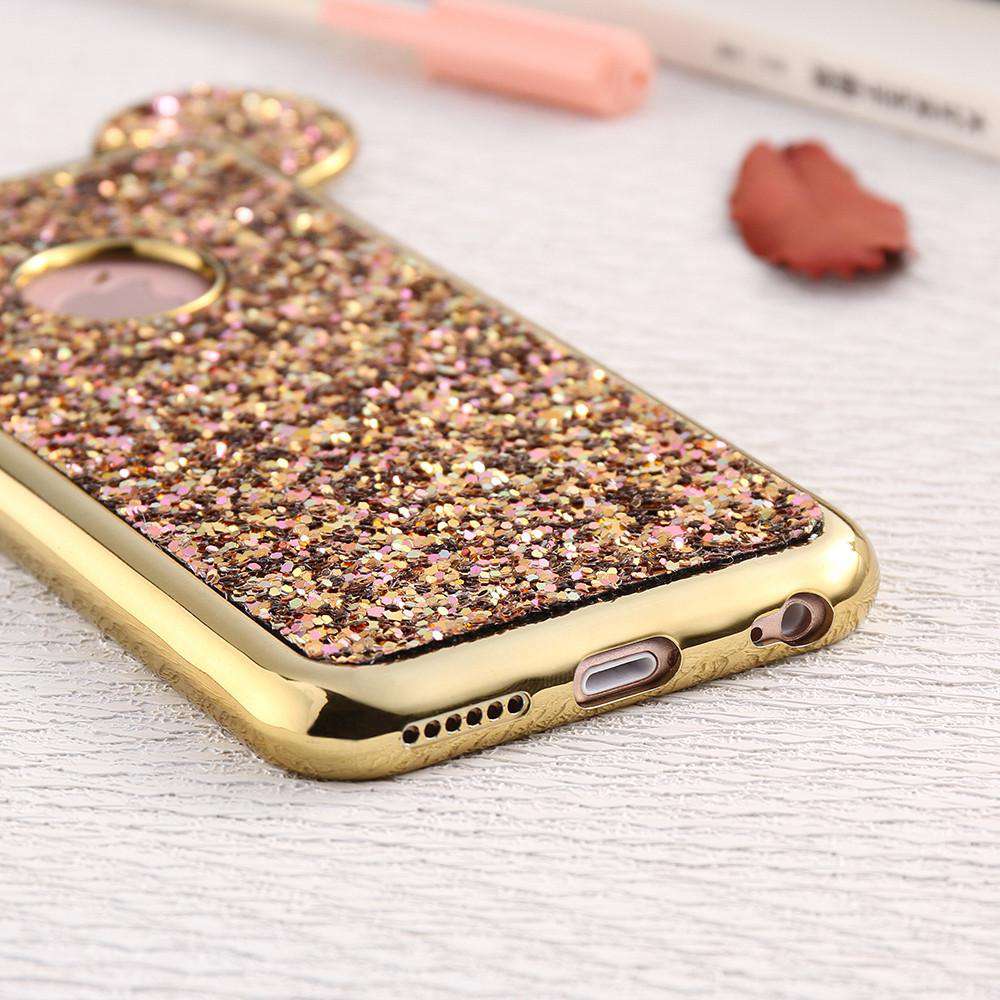 Mickey Mouse Glitter iPhone X / XR Case