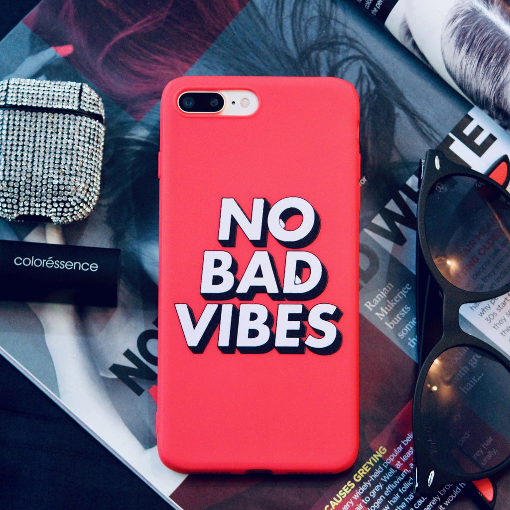 No Bad Vibes Silicone Soft Case