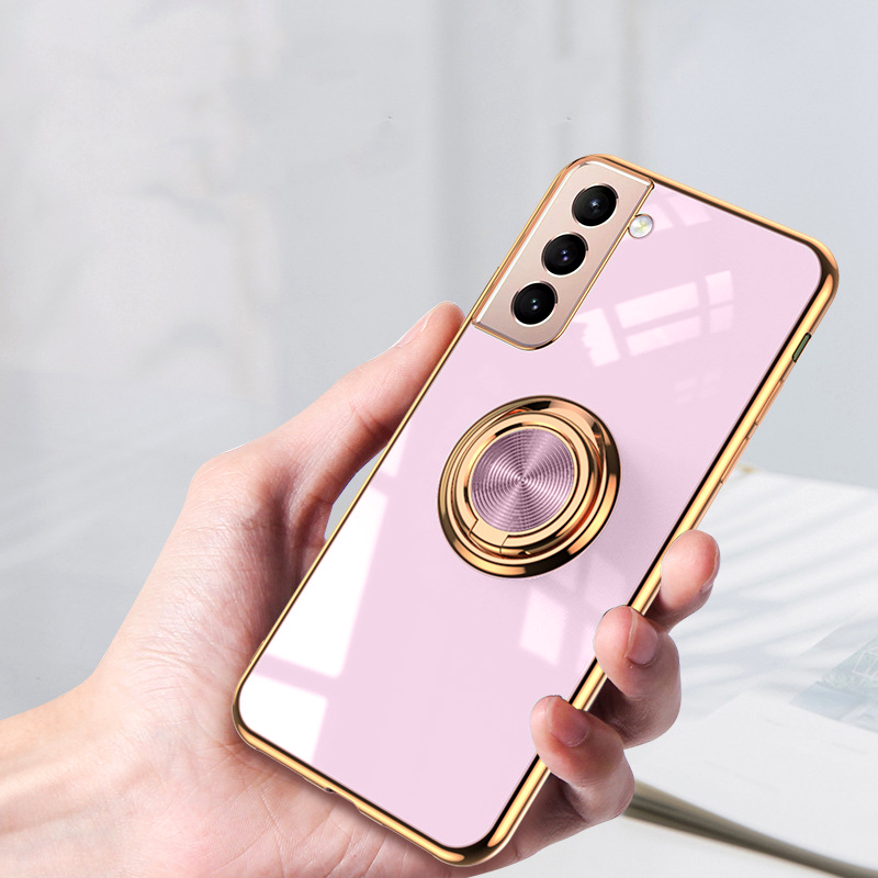 Purple Gold Electroplated Ring Holder Cover – phone accessory by JustAndBest India