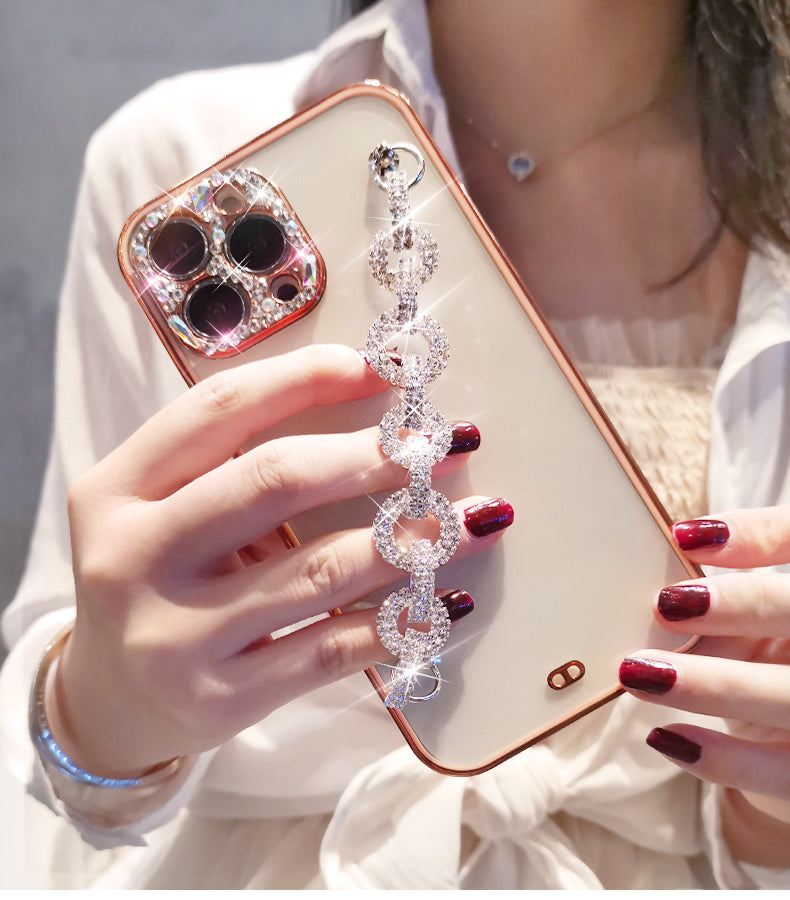 Bling Diamond Rhinestones Bracelet Cover iPhone cover – JustAndBest India