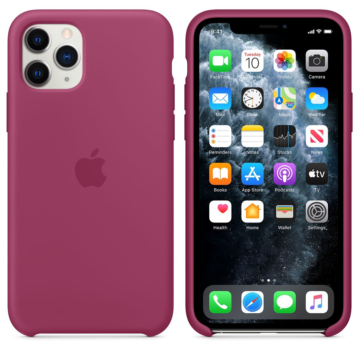 Pomegranate Premium Silicone Cover iPhone cover – JustAndBest India