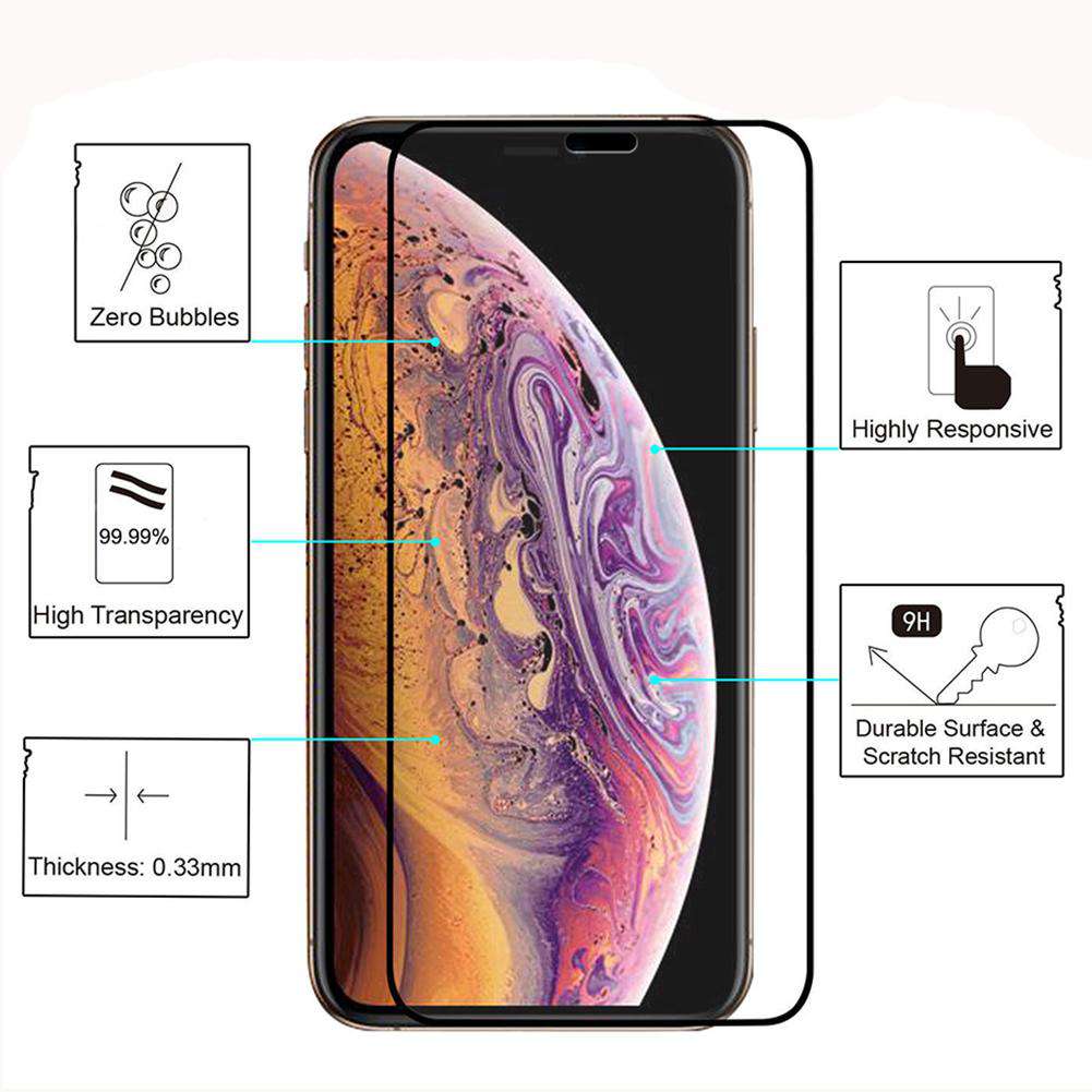 Premium Shockproof Tempered Glass for iPhone X/XS
