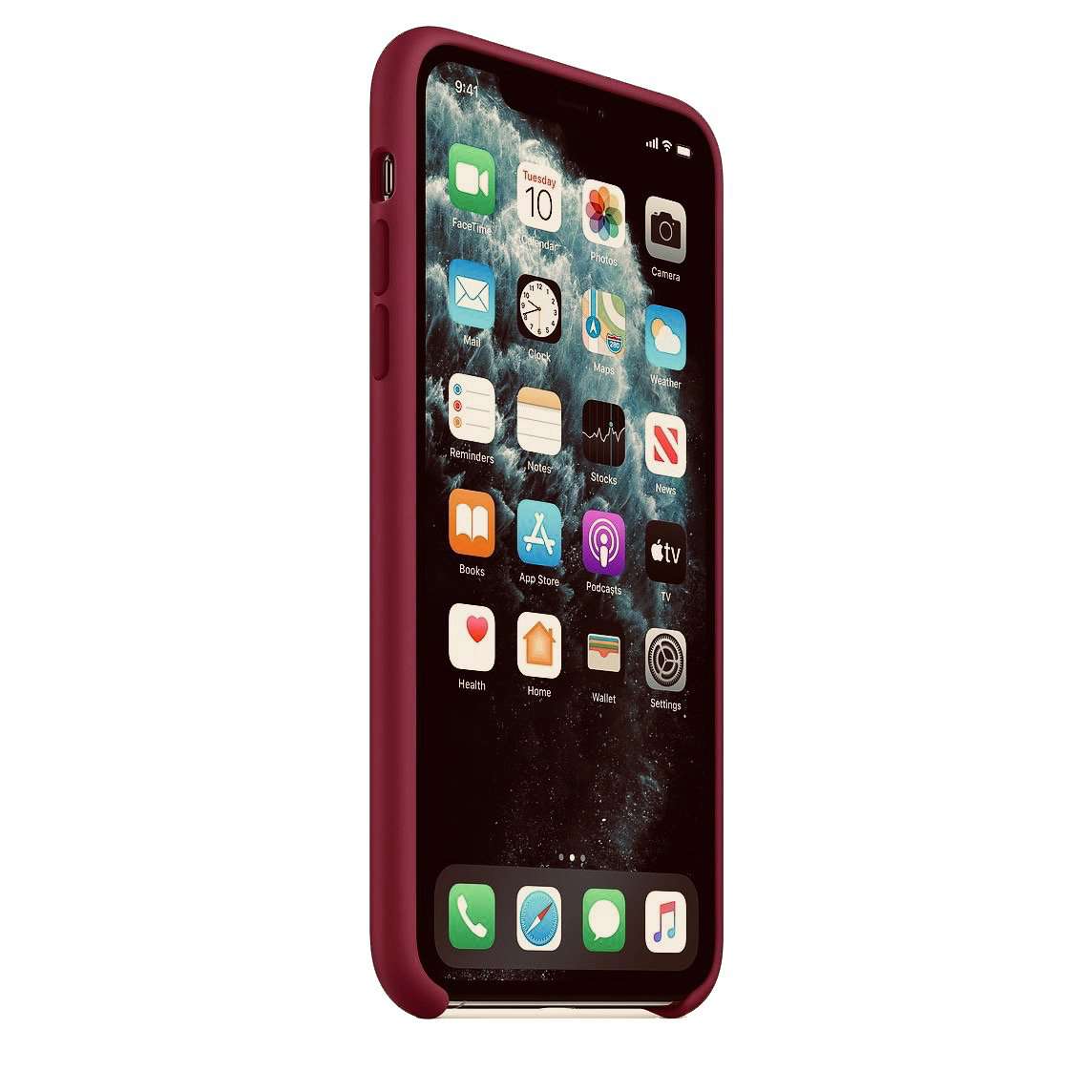Premium Silicone Cover - Pomegranate iPhone cover – JustAndBest India
