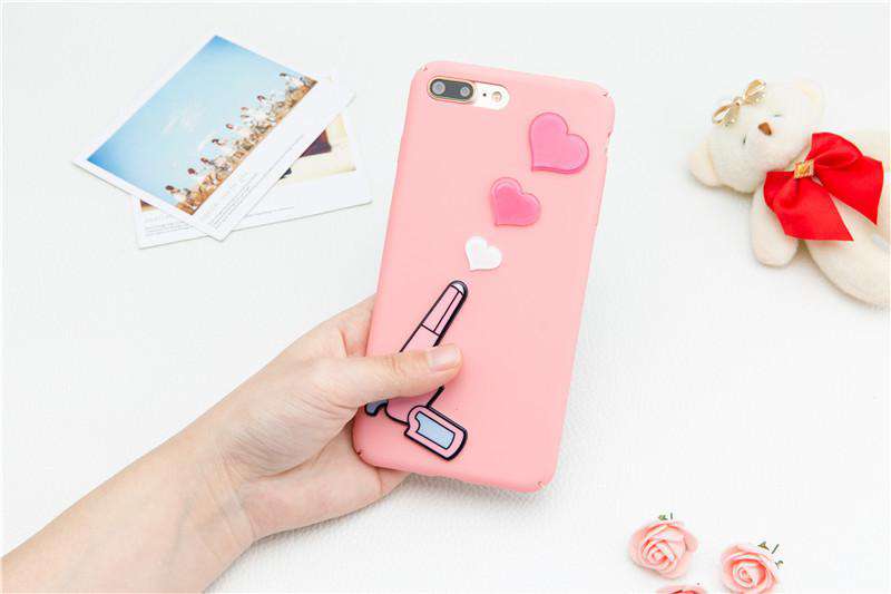 pink love case for iphone