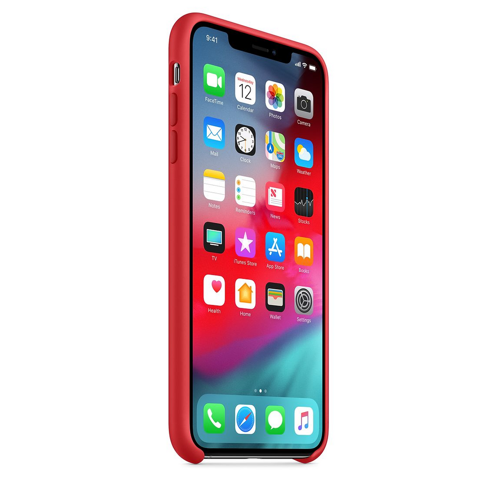 Red Silicone Cover for iphone X
