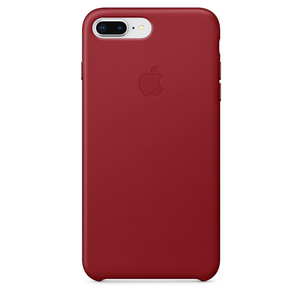 Red Premium Leather iphone Cover