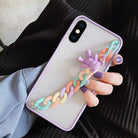 Rainbow Strap Holder Matte Premium iPhone X/XS Cover