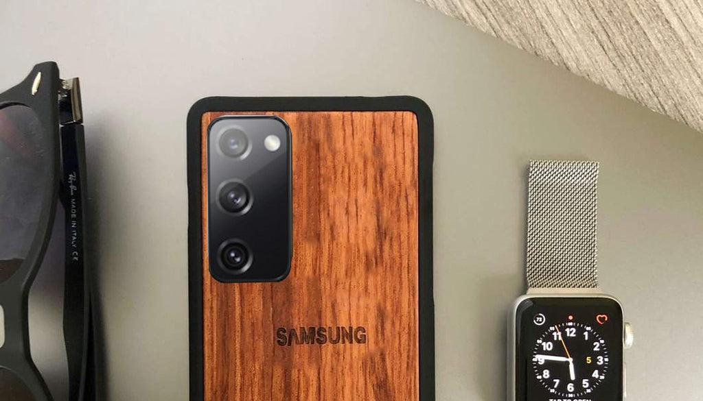 Real Natural Wood Cover for Samsung S20 FE