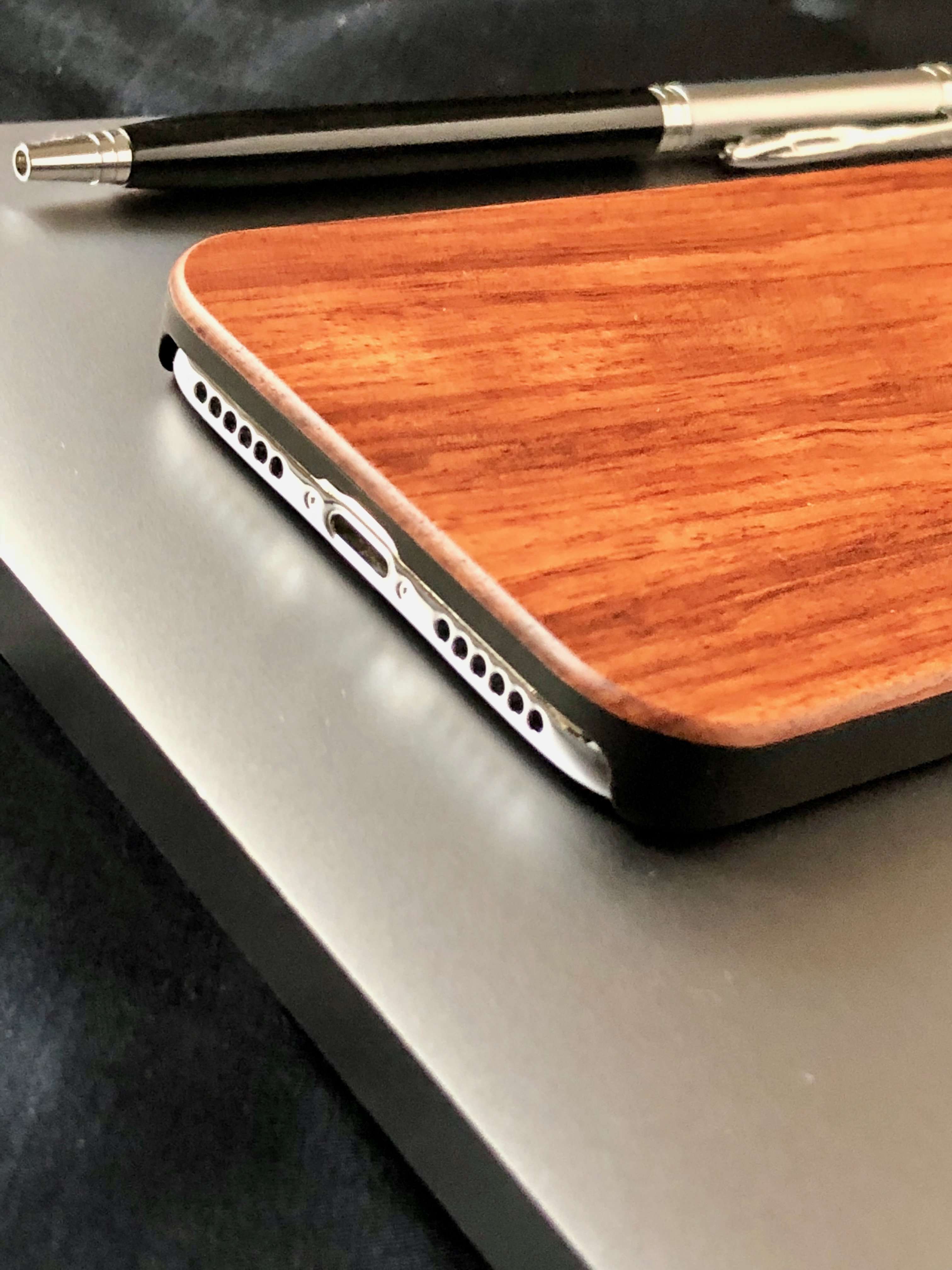 Real Natural Walnut Wood Premium Case in india