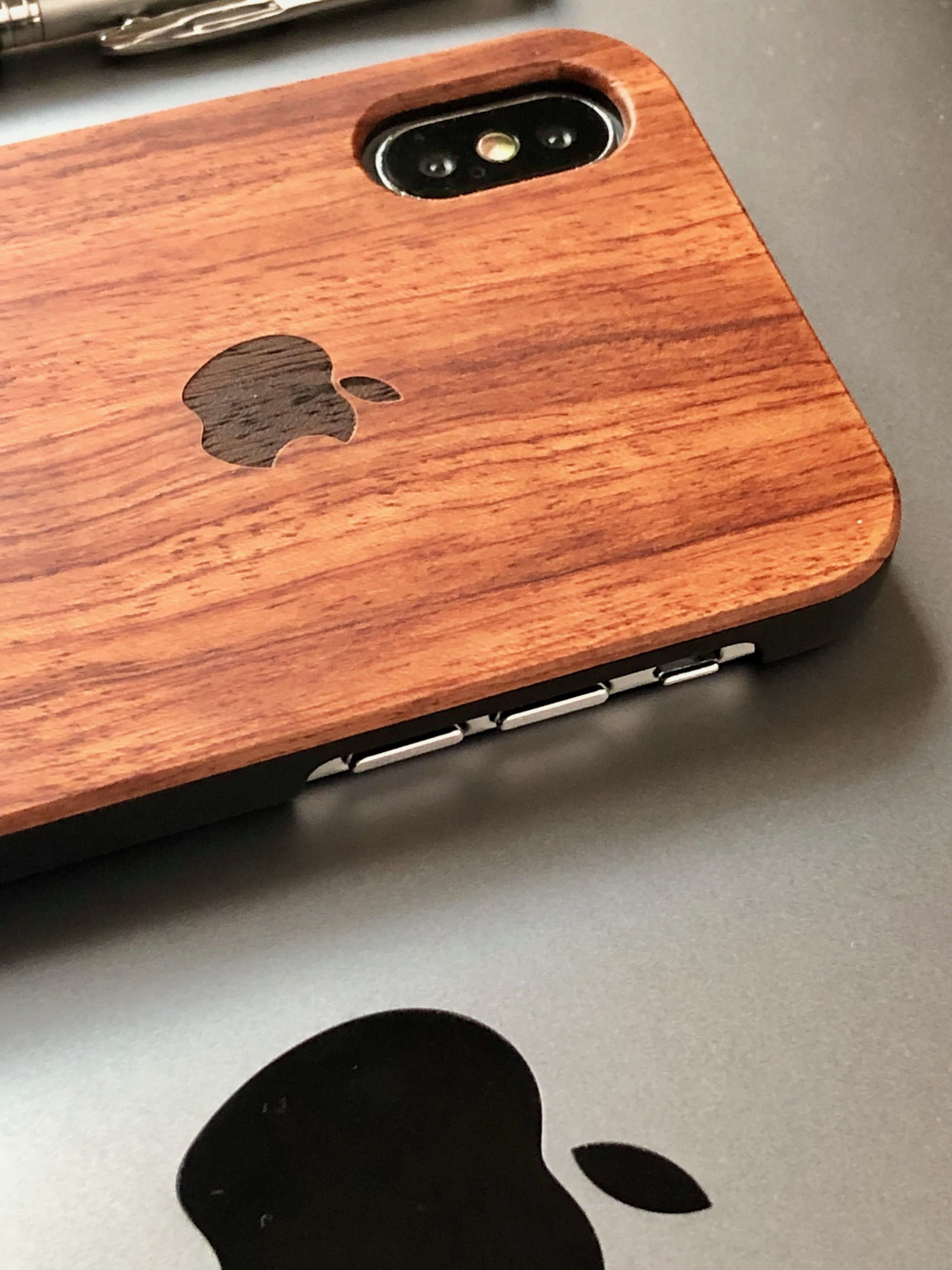 Real Natural Walnut Wood Premium Case JustAndBest.com