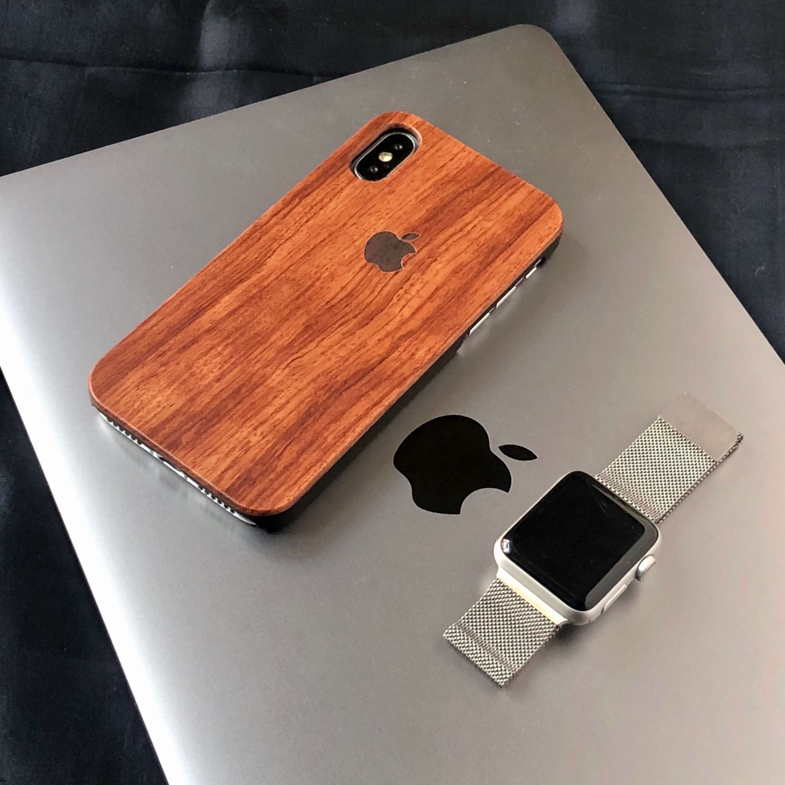 Real Natural Walnut Wood Premium Case iPhone cover – JustAndBest India