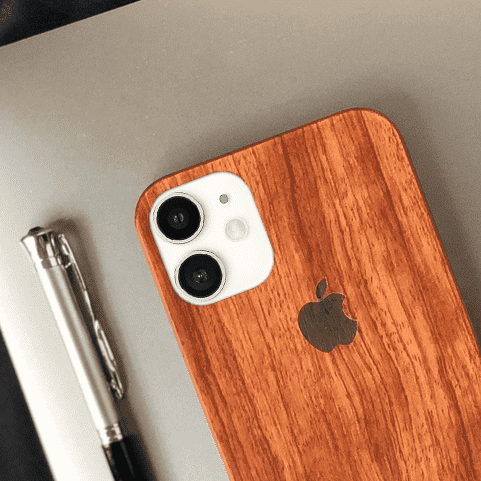 Real Natural Walnut Wood Premium Case iPhone SE 