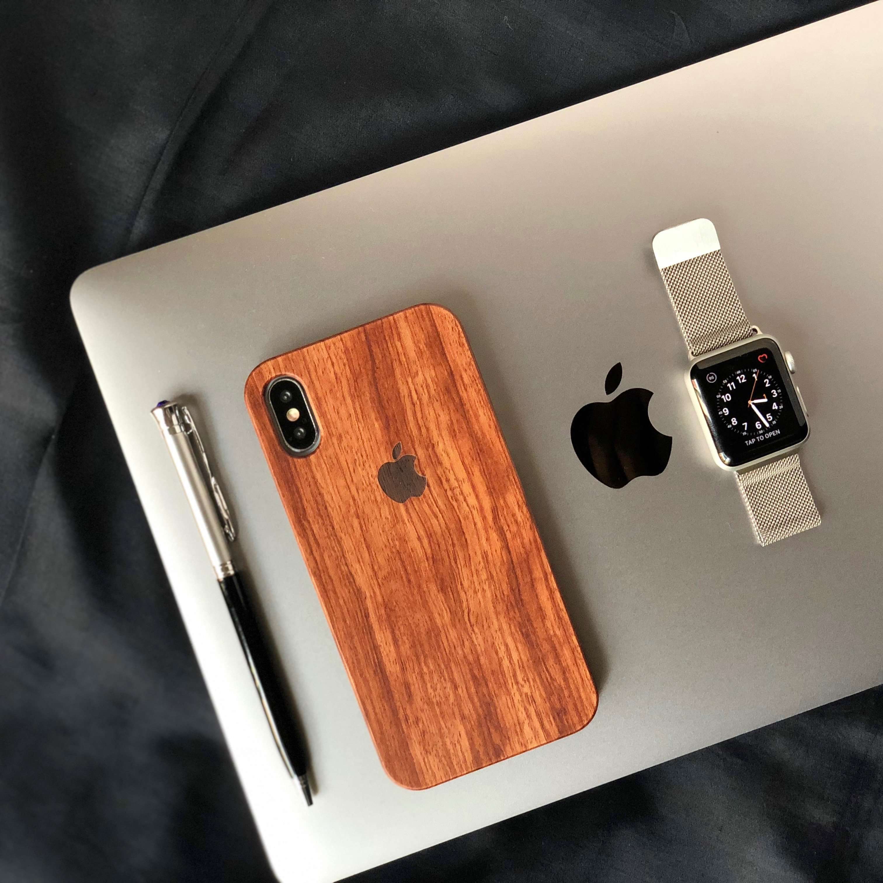 Real Natural Walnut Wood Premium Case iPhone cover – JustAndBest India