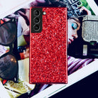 Red Bling Sequin cover for Samsung Galaxy S21 Ultra