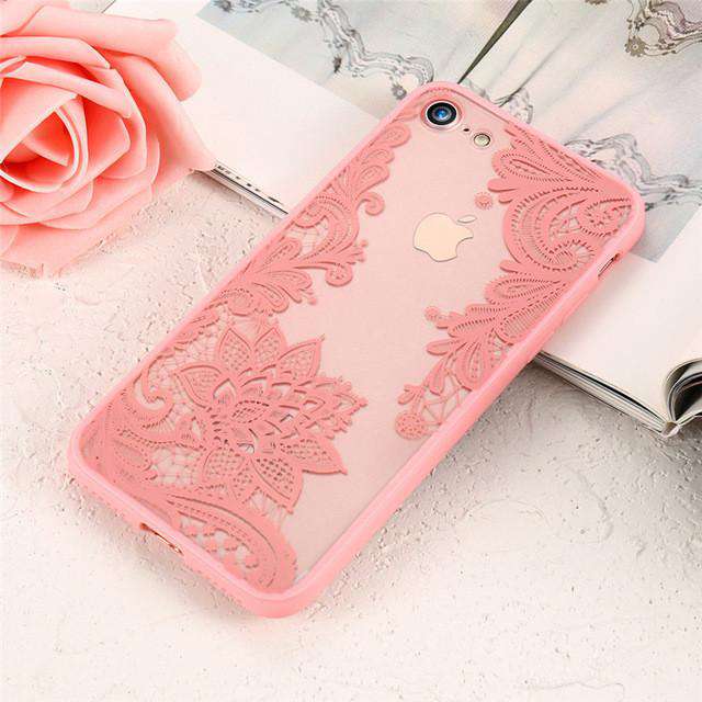 Retro Floral Lace iPhone SE 2020 Case