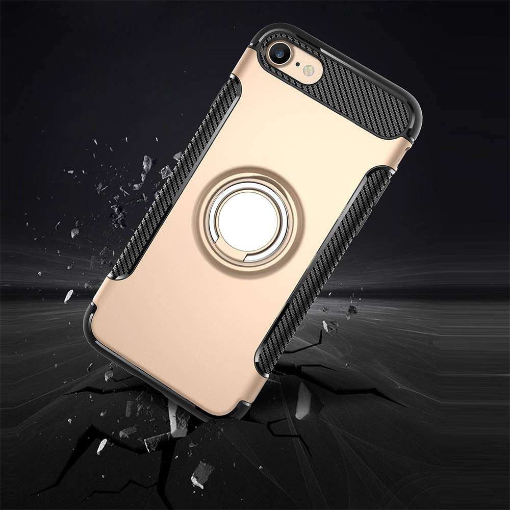 Ring Holder Car Stand Shockproof Hybrid Case – phone accessory by JustAndBest India