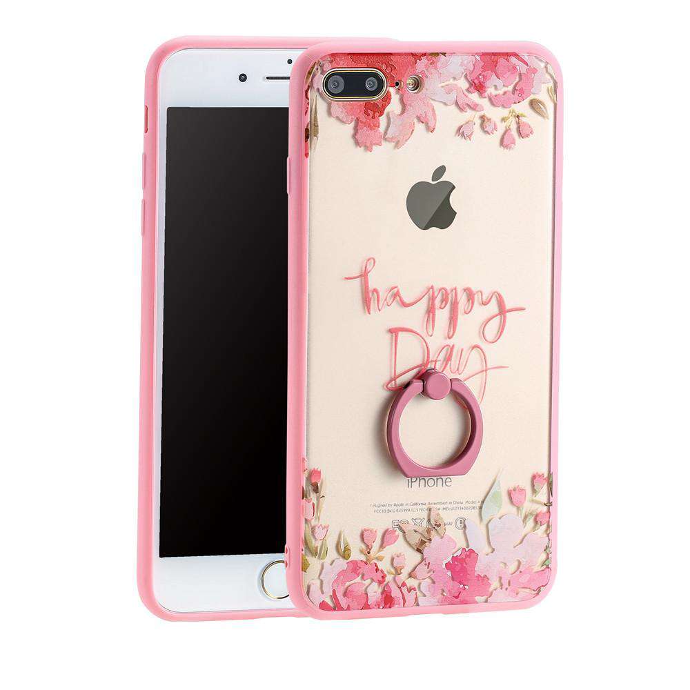 Ring Holder Happy Day iPhone SE 2020 Case