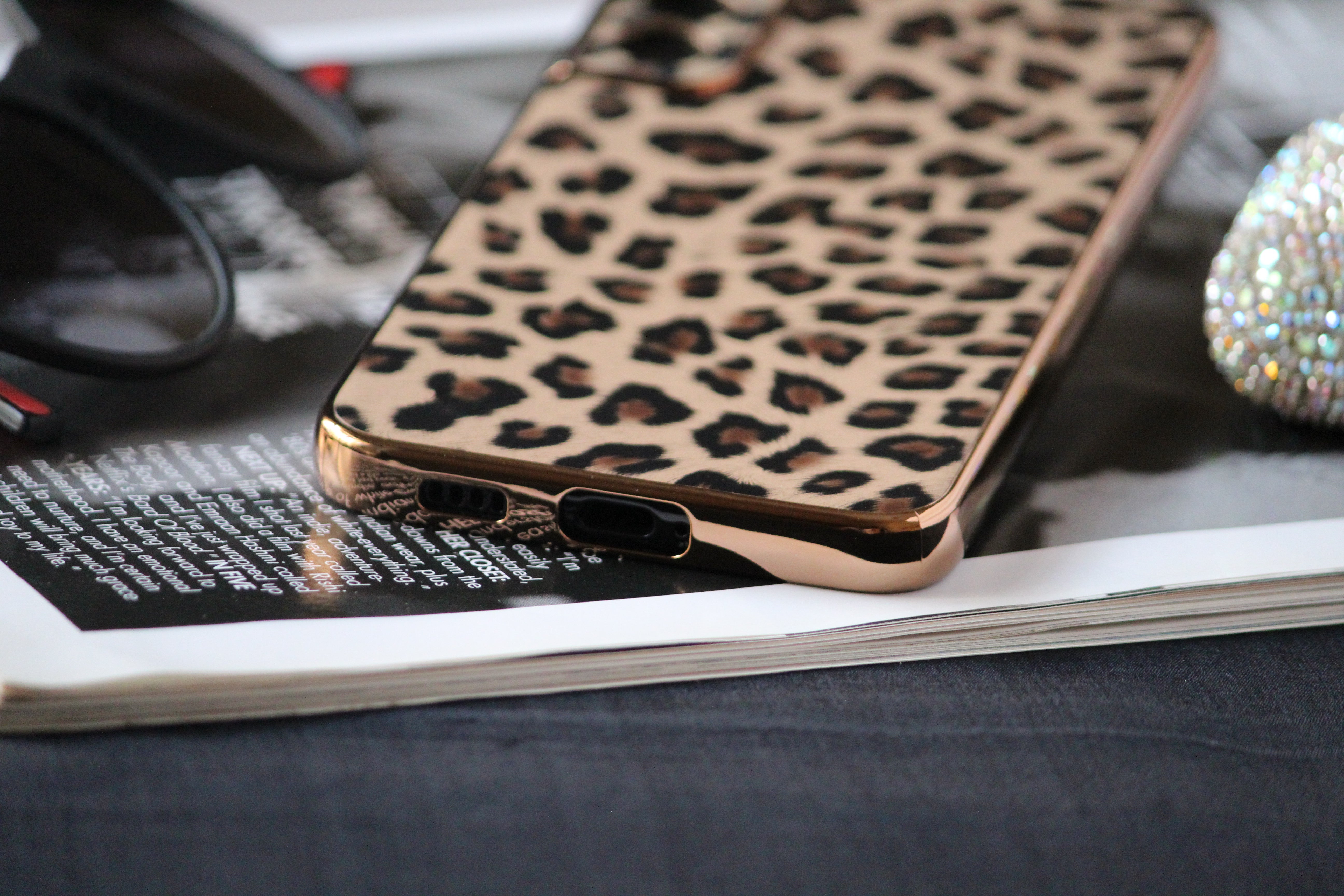 Leopard Print Gold Electroplated Luxury Cover iPhone cover – JustAndBest India