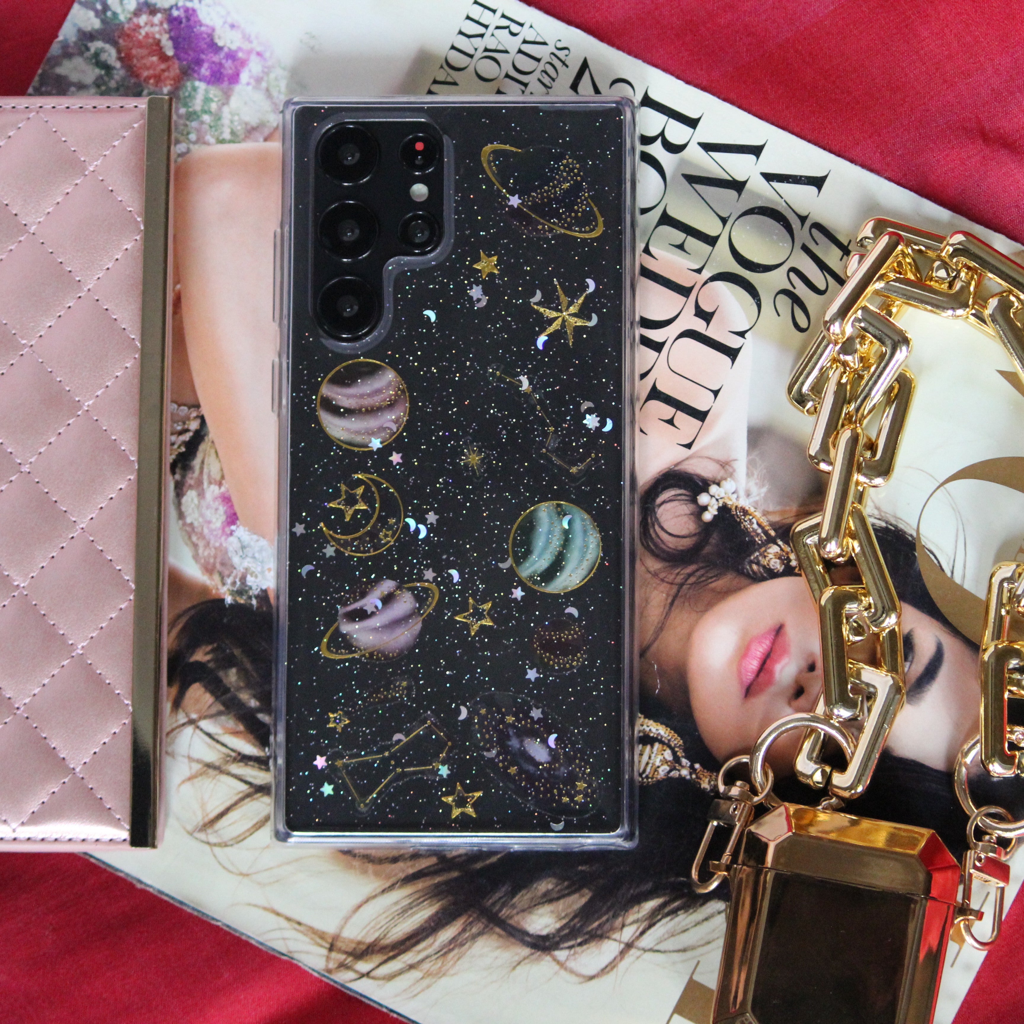 Cute Stars Transparent Case iPhone cover – JustAndBest India