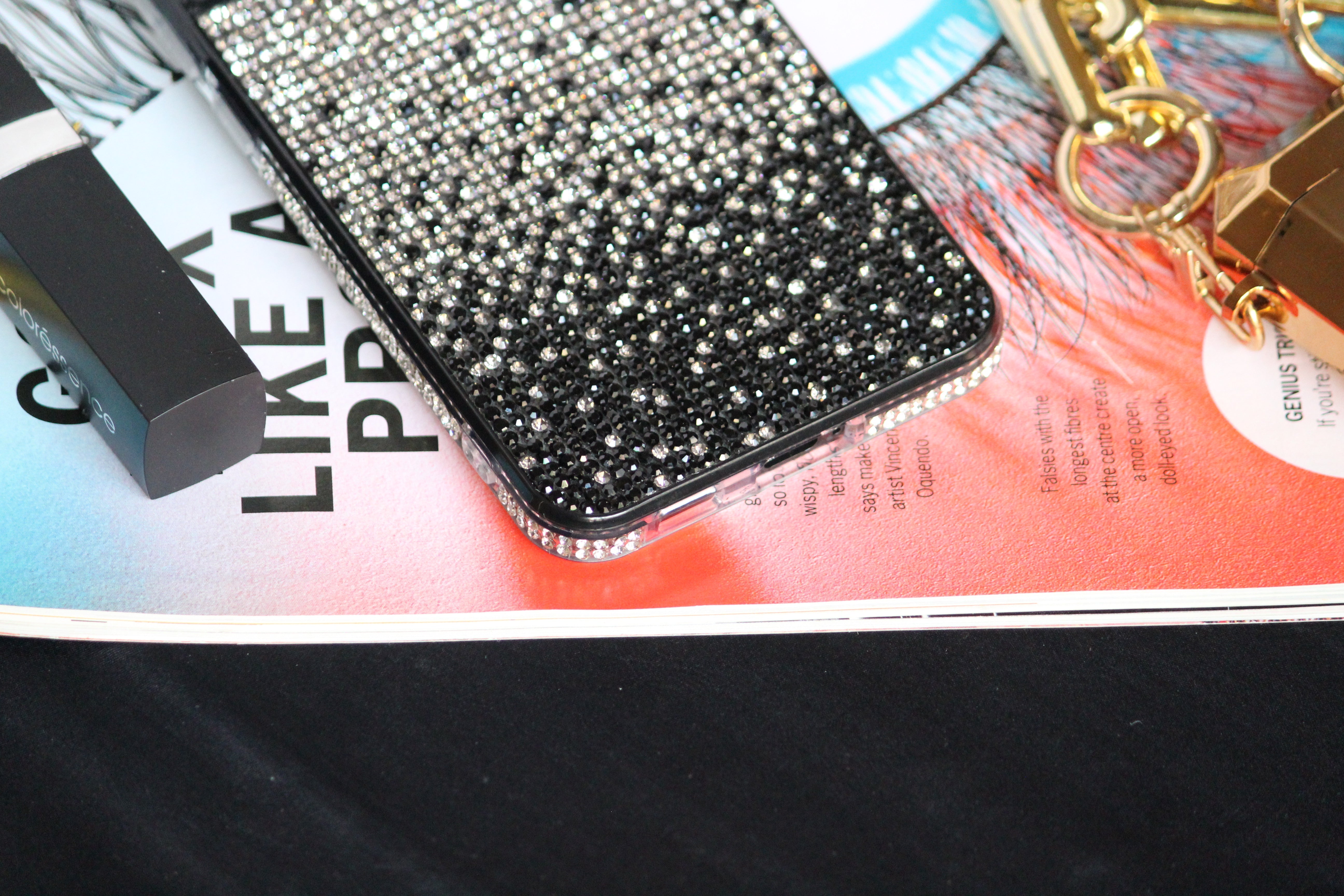 Samsung Galaxy S25 Series Bling Gradient Rhinestones Cover - slim profile