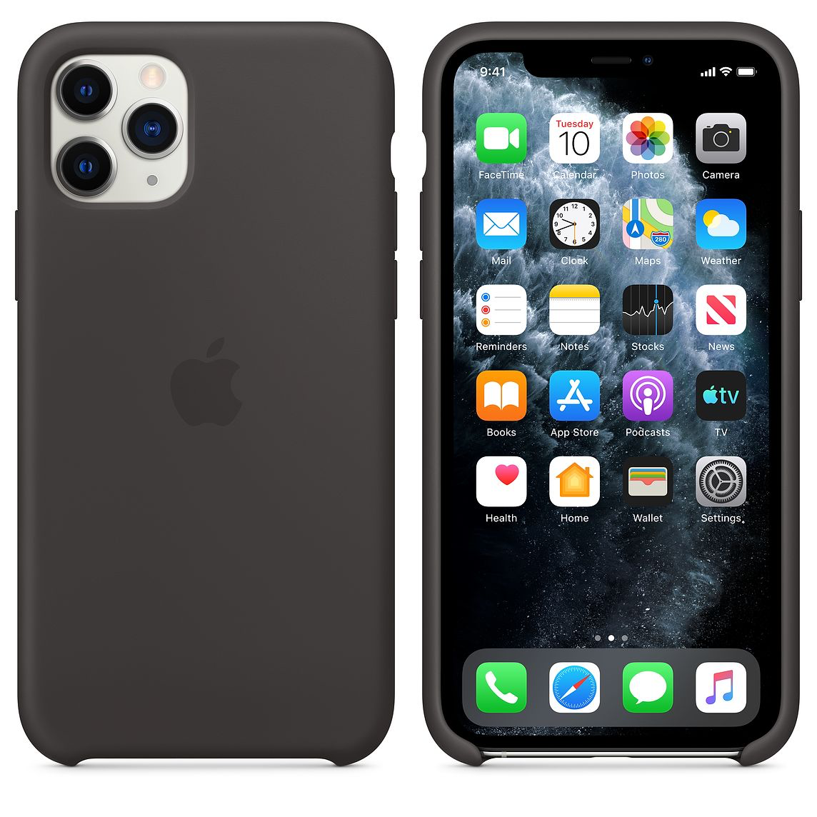 Black Premium Silicone Cover iPhone cover – JustAndBest India