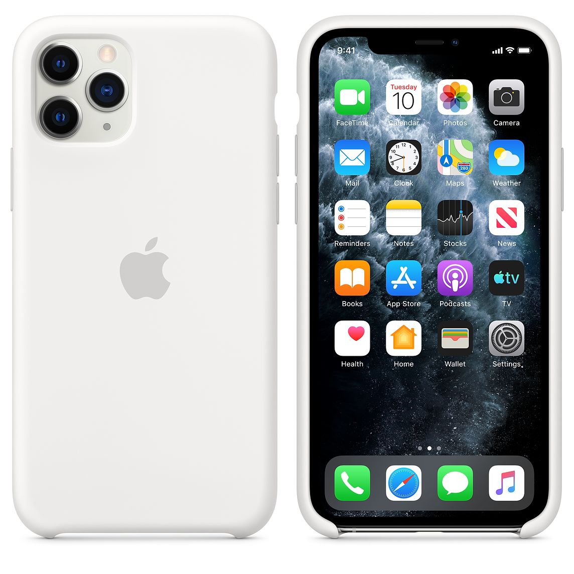 White Premium Silicone Cover iPhone cover – JustAndBest India