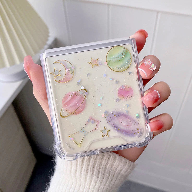Cute Stars Transparent Shockproof Case iPhone cover – JustAndBest India
