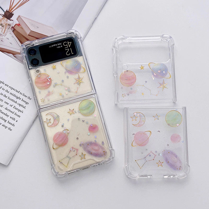 Cute Stars Transparent Shockproof Case iPhone cover – JustAndBest India