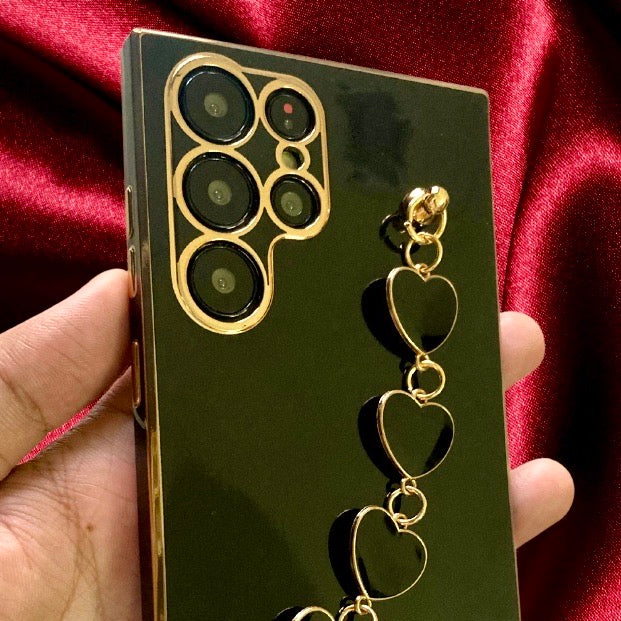 Cute Hearts Chain Bracelet Cover iPhone cover – JustAndBest India