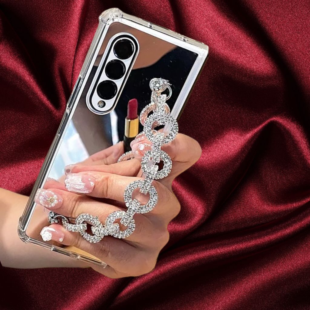 Bling Diamond Rhinestones Luxury Bracelet Cover iPhone cover – JustAndBest India
