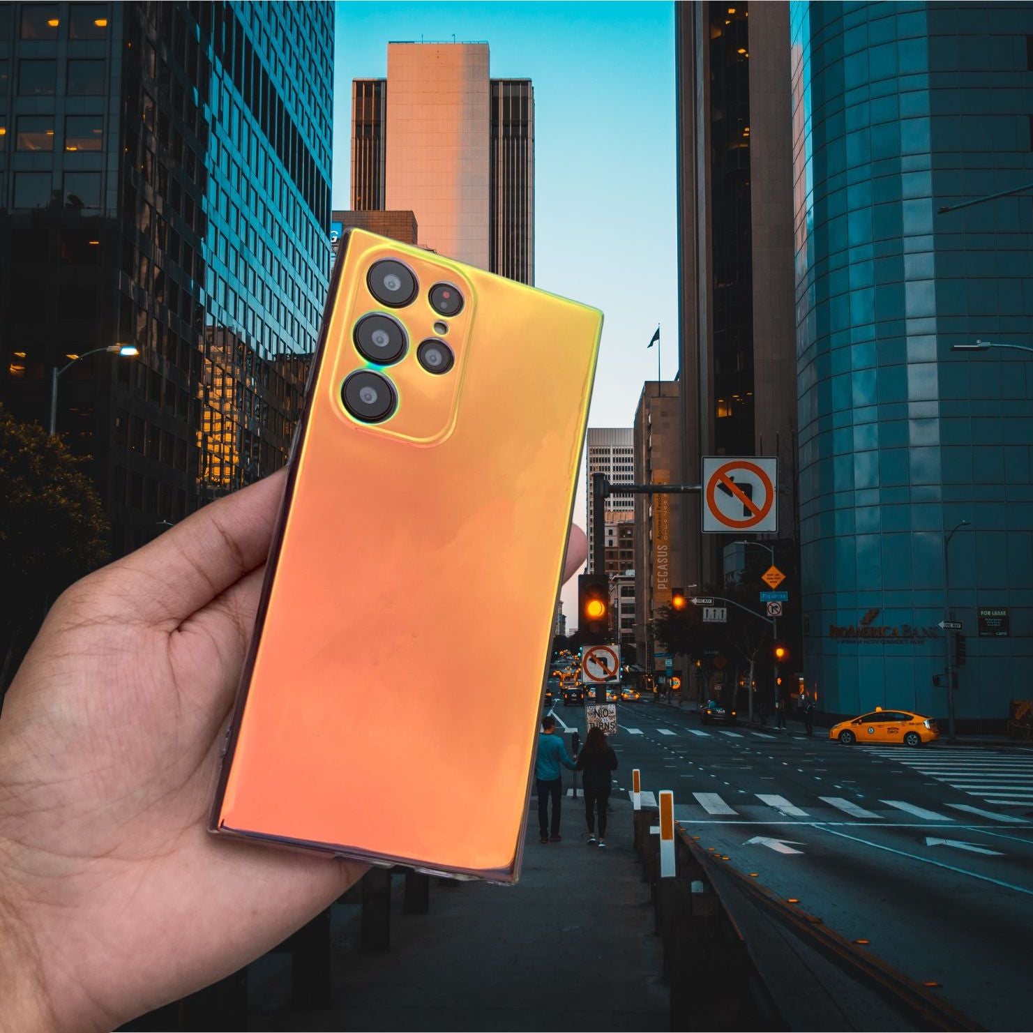 Shiny Gradient Colour Slim Case iPhone cover – JustAndBest India