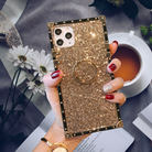 Gold Glitter Ring Holder Luxury Cover – phone accessory by JustAndBest India