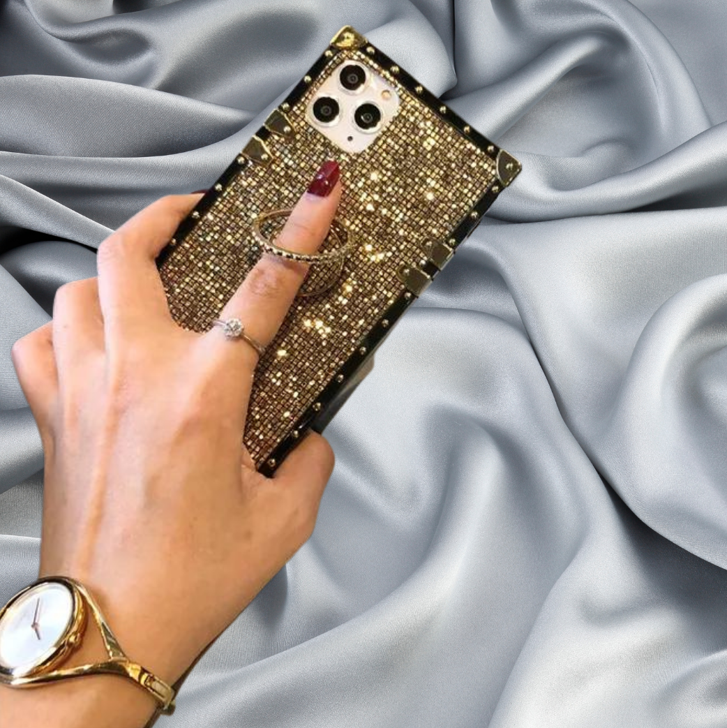 Glitter Ring Holder cover for iphone 