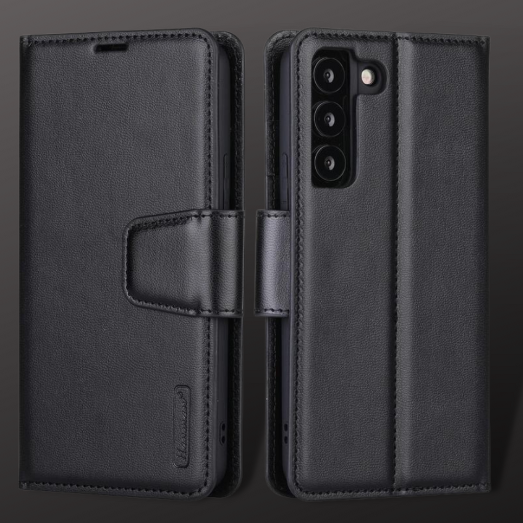 Black Wallet Style Flip Case for Samsung 