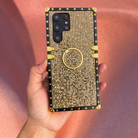 Gold Glitter Ring Holder Luxury Cover – phone accessory by JustAndBest India