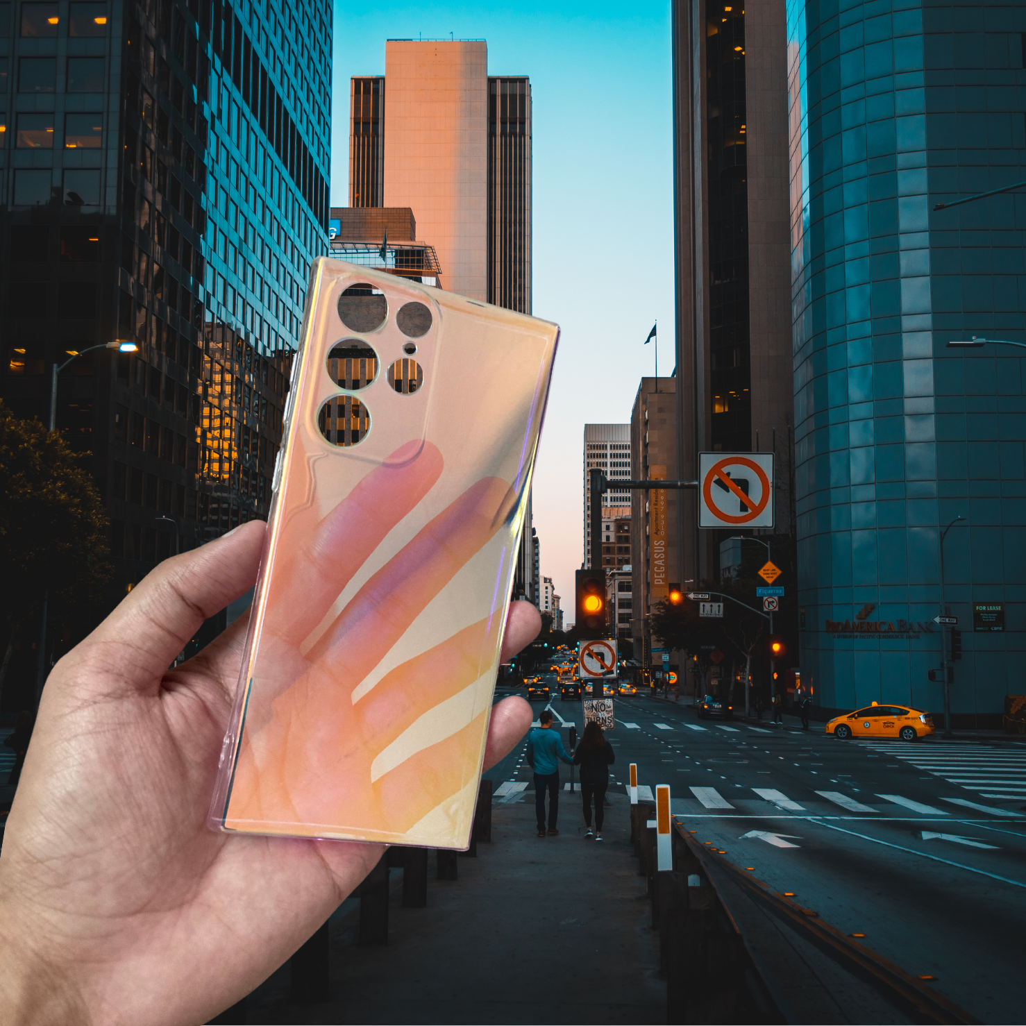 Shiny Gradient Colour Slim Case iPhone cover – JustAndBest India