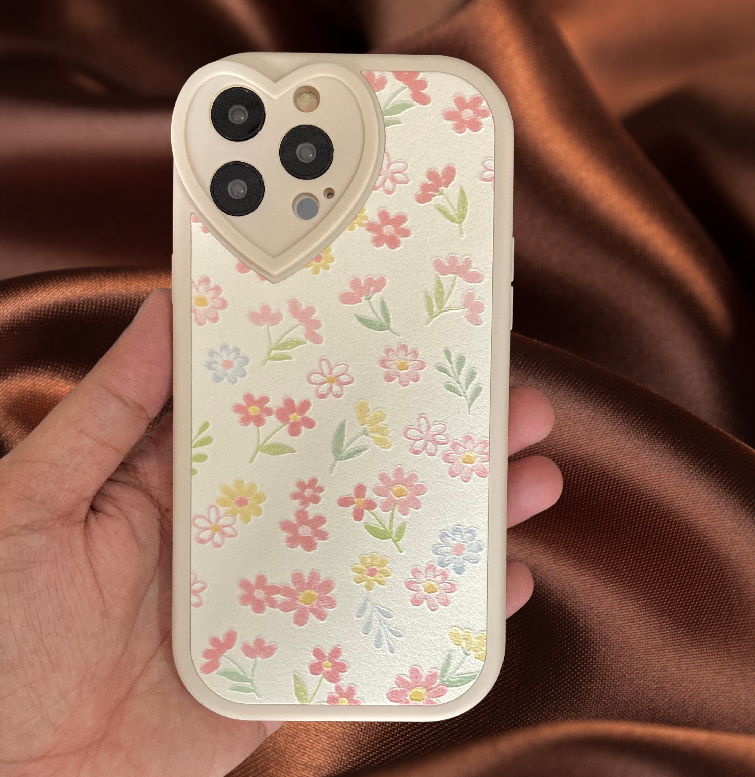 Luxury Embossed Retro Floral Cover