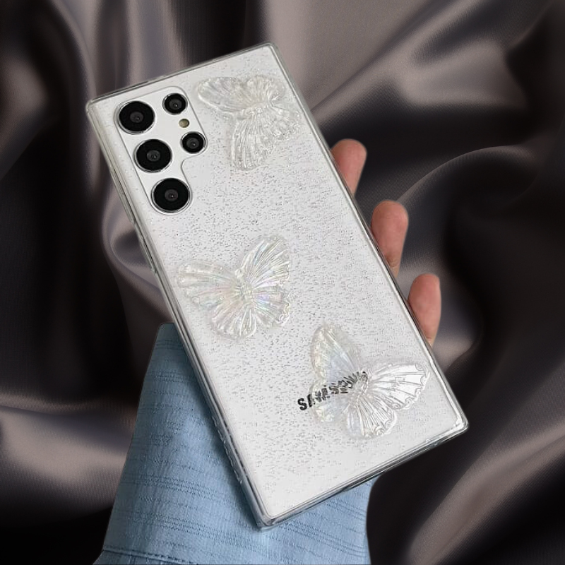 Cute 3D butterfly phone case