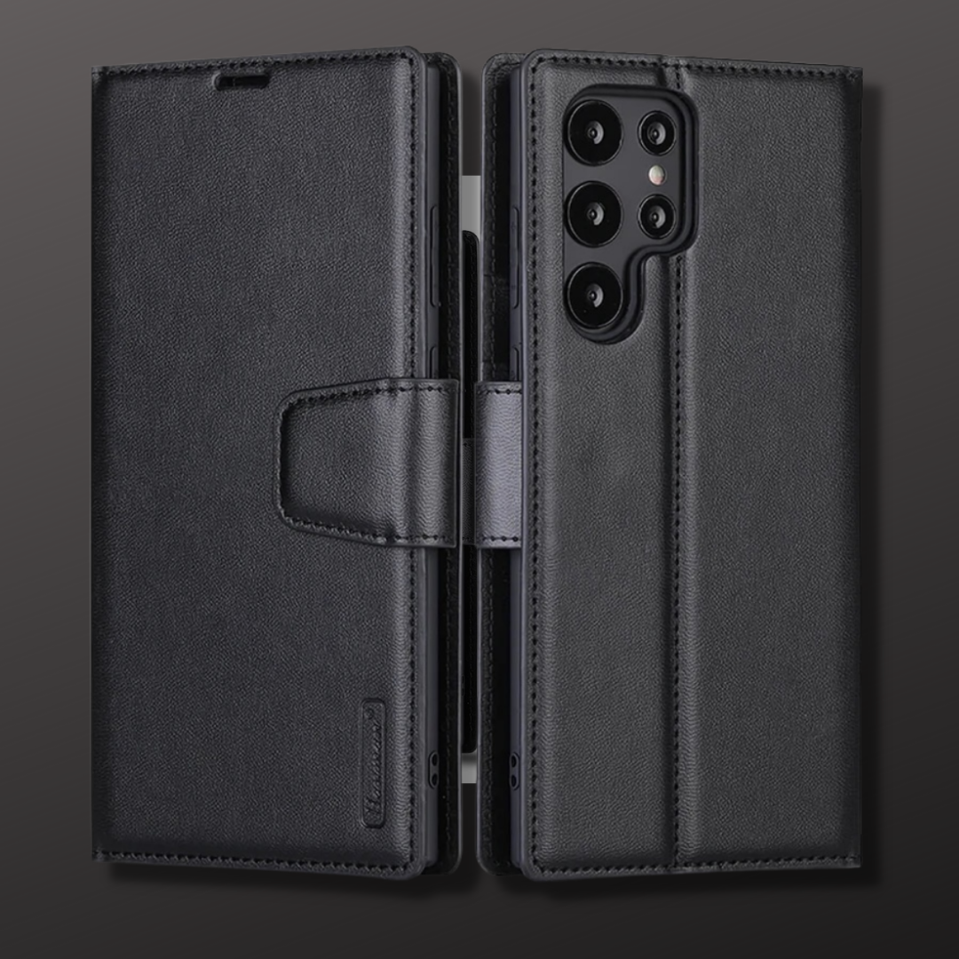 Two-In-One Wallet Style Premium Leather Luxury Flip Cover iPhone cover – JustAndBest India