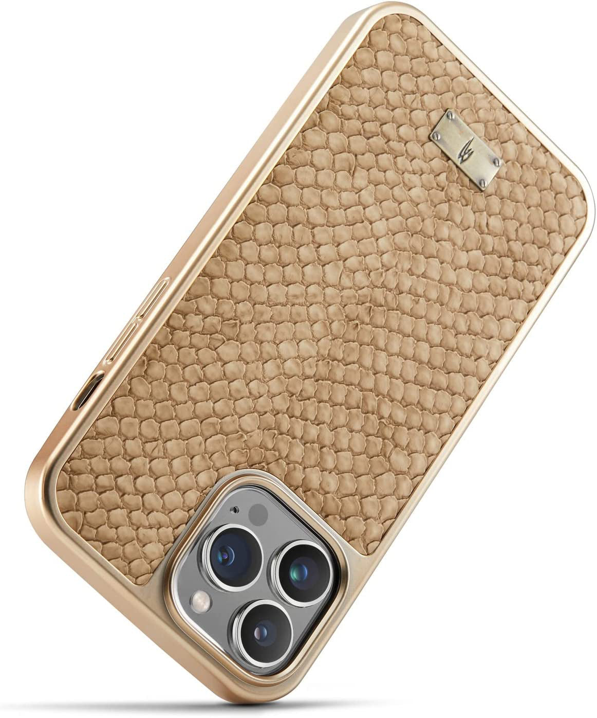 Royal Python Gold Plated Premium Leather Luxury Case iPhone cover – JustAndBest India