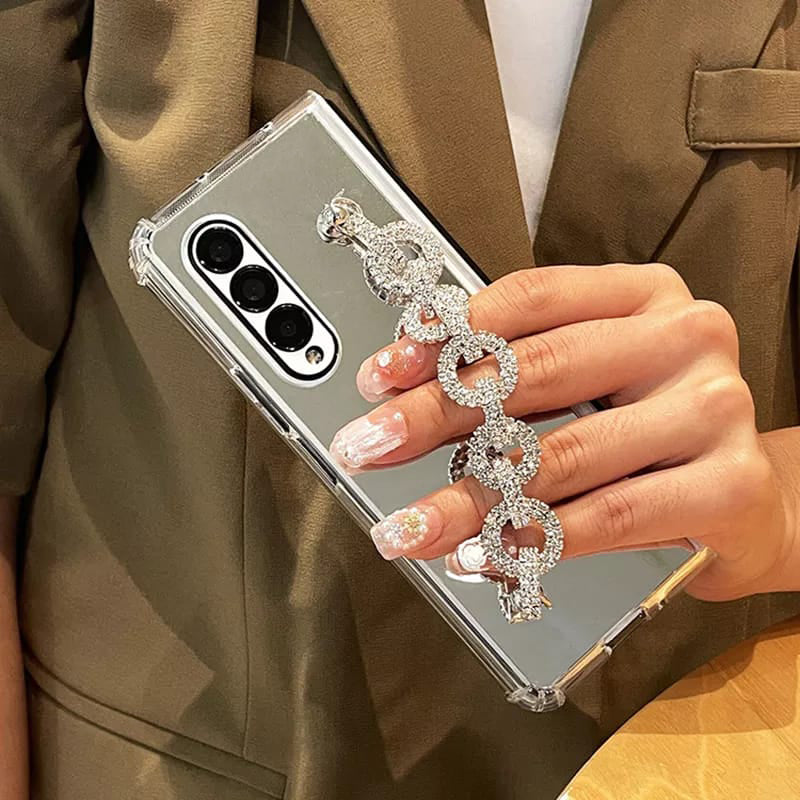 Bling Diamond Rhinestones Luxury Bracelet Cover iPhone cover – JustAndBest India