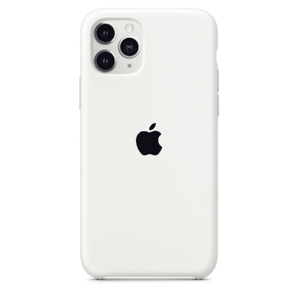 White Premium Silicone cover iPhone 11 Pro