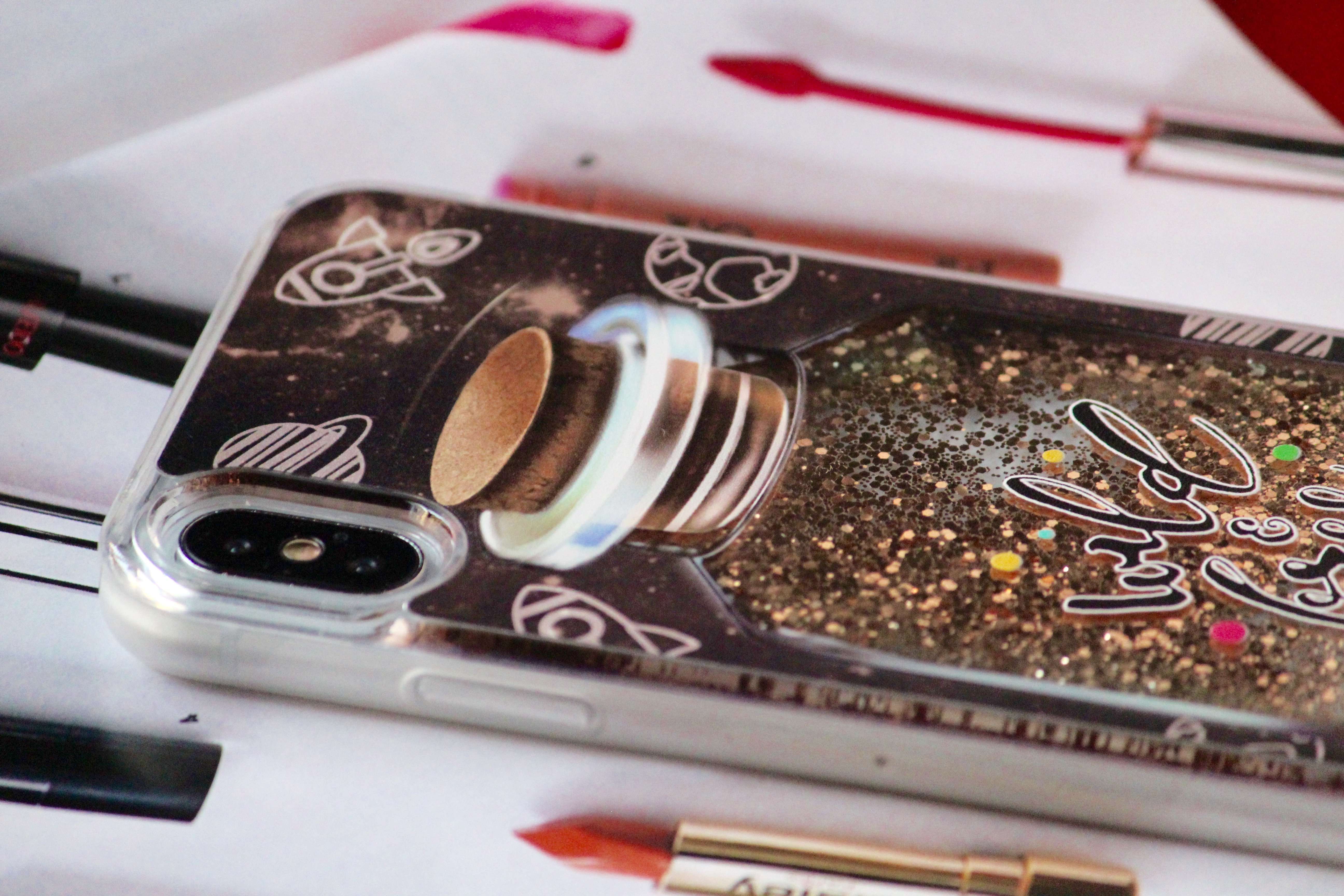 Wild And Free Glitter Sequin Quicksand Case iPhone cover – JustAndBest India