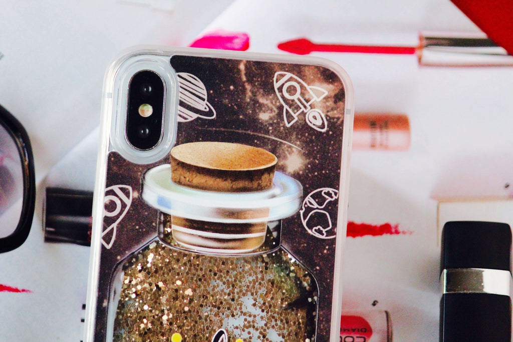 Glitter Sequin Quicksand iPhone X Case